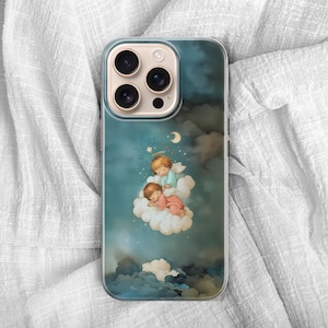 Sweet Angel Phone Case: Celestial iPhone, Samsung, Pixel Cover