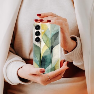 Floral Plant Leaves Phone Case: Soft TPU Cover