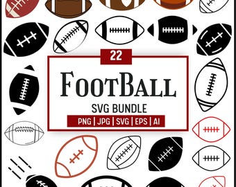Pacote SVG de Futebol: Silhueta Esportiva, Moldura de Monograma (Download Digital)