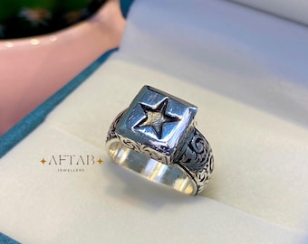 Hirz e Imam Javad, Handmade Protection Amulet Ring | 925 Sterling Silver | Unisex  | Gift