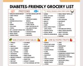 Diabetes Grocery List|Diabetes Food List|Diabetes Food Chart|Diabetic Diet Sheet|Diabetic Meal Plan|Diabetic Food List|Low Glycemic Foods