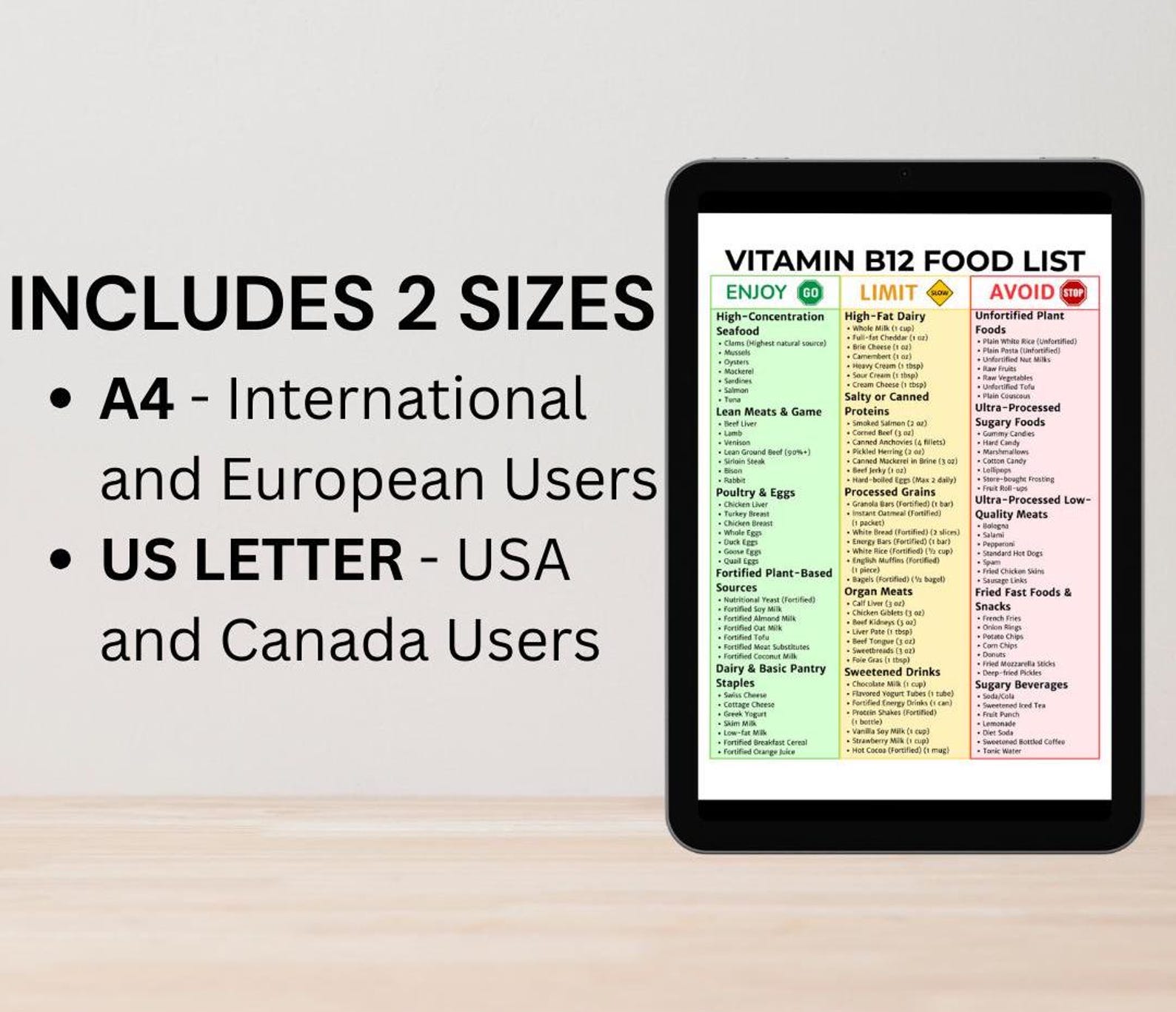 Vitamin B12 Food List | Highest Sources | Natural & Fortified | Prevent ...