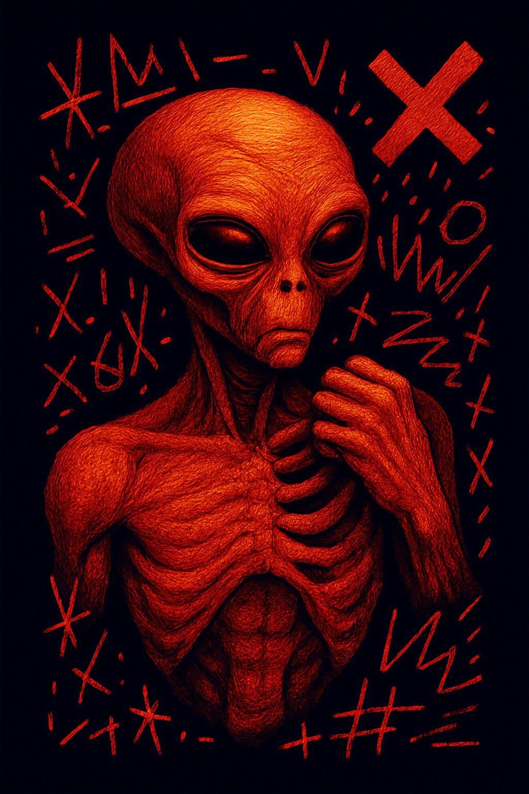 H.R. GIGER × 深海生物】タルマワシ：エイリアンの起源、あるいは深淵の操縦者｜NAO, image size:1080x1620