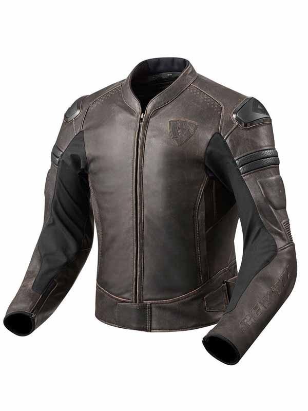 Revit Akira Air Vintage Jacket | Men's Motorcycle Riding Leather Jacket | Chic Biker Style Protective Outerwear
