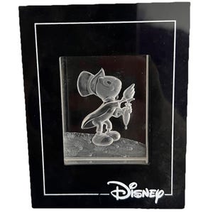 Vintage Jiminy Cricket 4&quot; Walt Disney&#39;s Pinocchio Hand Painted Statue Aviva