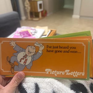 Picture Letter – Photo Präzision – Knallorange – Made in England – 70er/80er Jahre