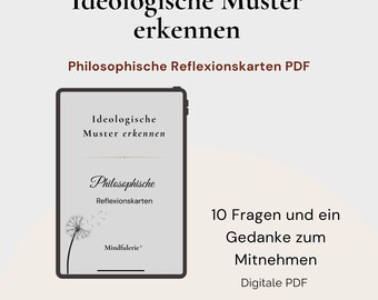 Recognizing ideological patterns. A philosophical reflection map on truth, orientation, and thought. PDF Download