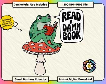 Funny Bookish PNG Sticker | Book Humor Quotes Clipart | Sarcastic Kindle Sticker | Sassy Book Merch | Snarky Reader Gift | Unhinged Book PNG