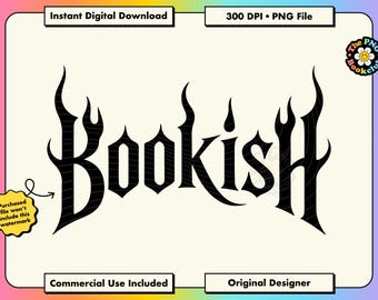 Aesthetic Bookish T-Shirt PNG Design: Book Lover Merch | Printable Kindle Stickers | Bookclub Merch | Spicy Booktok Stickers | Bookish Gifts