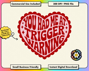 Bookish Quote PNG File: Smut Readers Clipart Digital Download | Book Lover Stickers | Spicy Readers PNG | Smut Trigger Warning STFUATTDLAGG