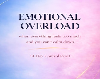 Emotional Overload Reset Workbook Stop Overwhelm Fast Calm Anxiety Control Feel Better Guide PDF