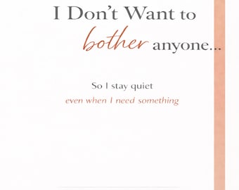 I Don’t Want to Bother Anyone – Asking for Help Anxiety Workbook