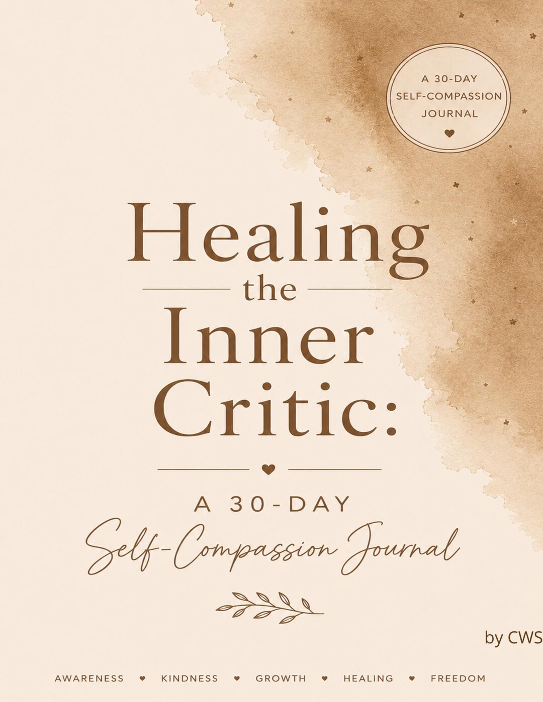 Healing the Inner Critic Journal for Self Compassion Anxiety Healing ...