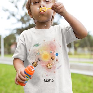Shirt space rocket astronaut, space rocket astronaut, shirt space rocket planets, personalized shirt rocket, astronaut shirt
