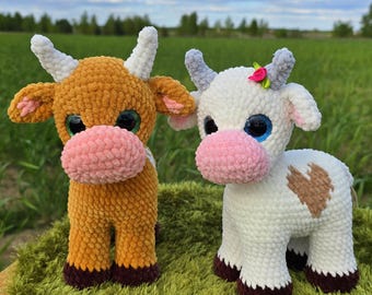 Gehaakt koepatroon: amigurumi pluche stier (pdf-patroon)