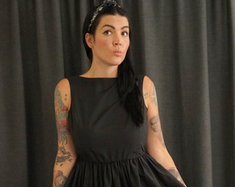 Olivia Paige -Black Rockabilly vintage Pin up dress