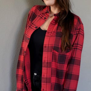 ロックンロール チェック柄 ボタンアップ フランネル シャツ ミスフィッツ トップ シャツ