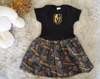 Olivia Paige - Golden Knights  Hockey Las vegas dress Vegas strong