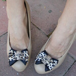 Olivia Paige- pin-up rockabilly luipaard satijn zwarte schoenen clips suikerschedels skelet