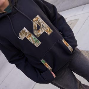 Olivia Paige - CAMO 14 camouflage hoodie sweatshirt patchwork