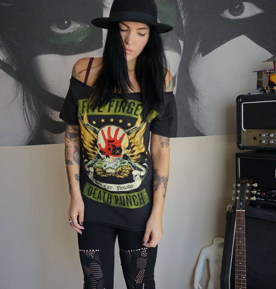 FIVE FINGER DEARH PUNCH ツアーTシャツ　バンドTシャツ ファイヴ フィンガー デス パンチ Tシャツ Five Finger Death