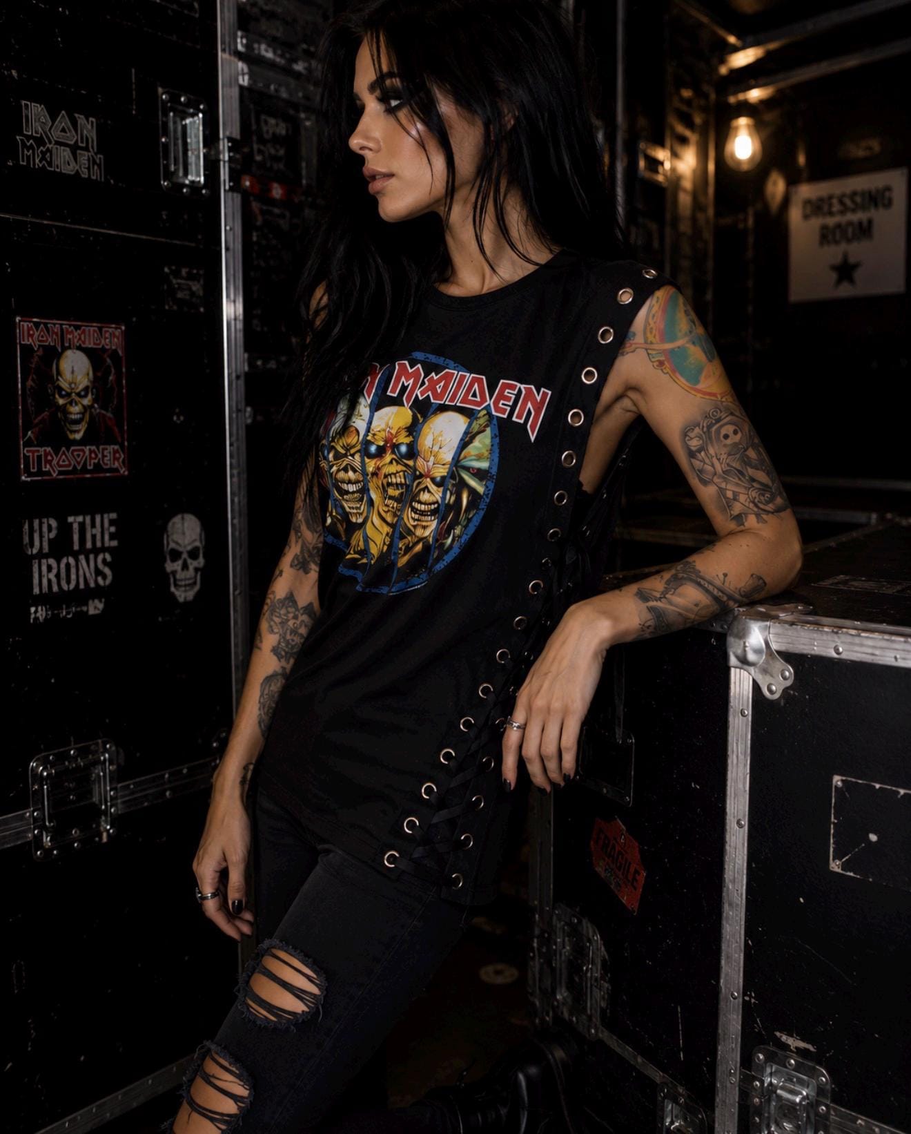 Womans Iron Maiden Top - Etsy