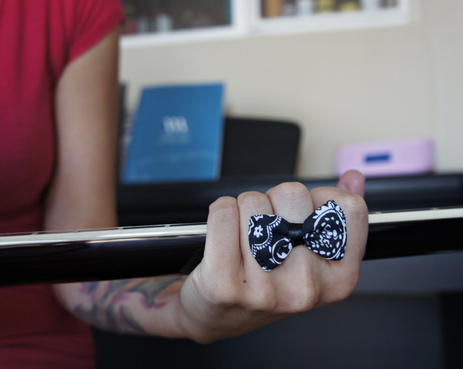 Olivia Paige - Pin up Bow Bandana Rockabilly Ring - Etsy
