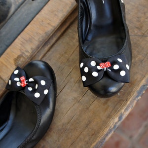 Minnie Mouse Bow Shoe Charms Shoe Charms Disney Charms Croc Charms Rubber  Clog Charms Shoe Clips Polka Dot Bow Shoe Charms Ready to Ship