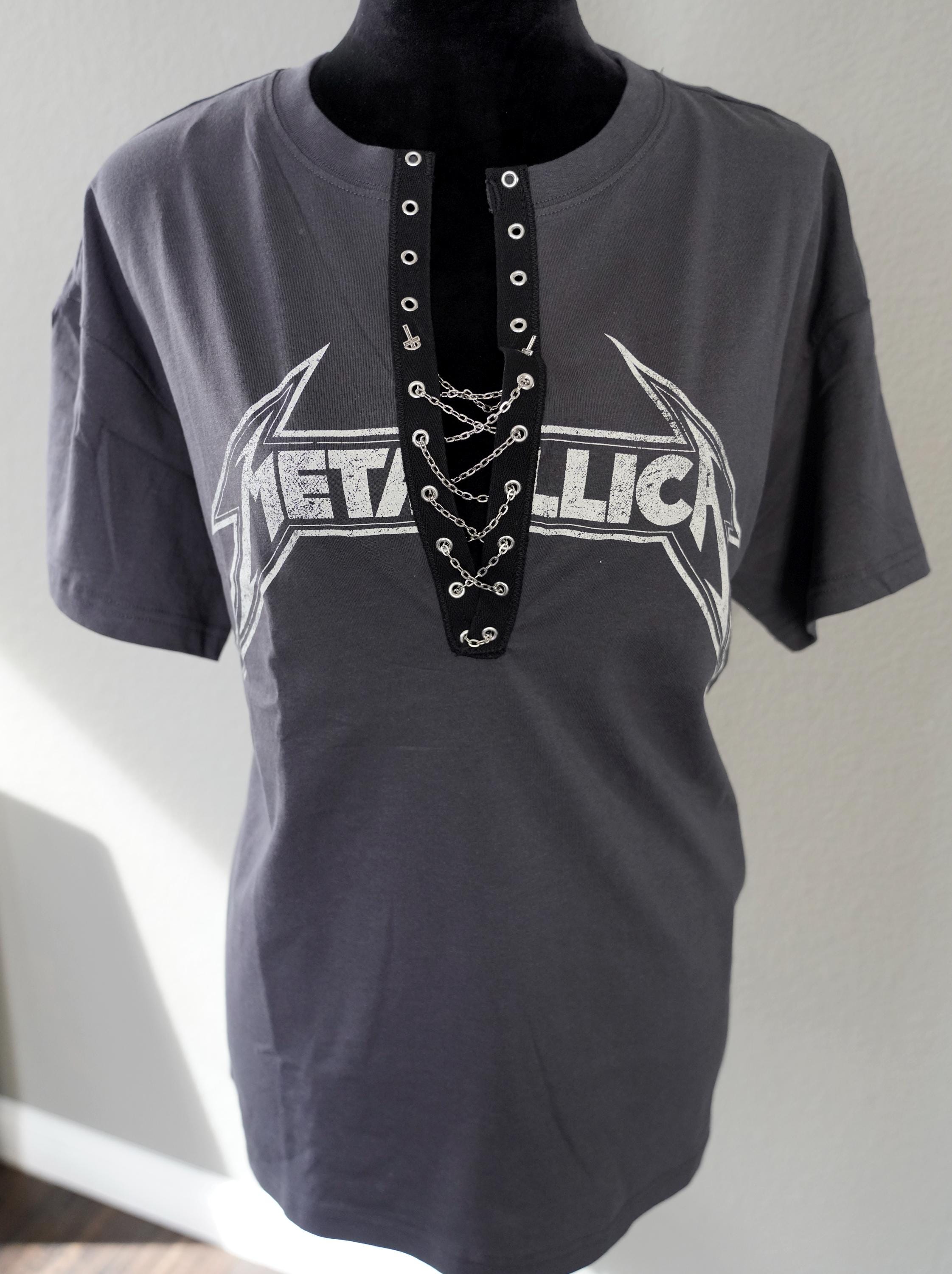 メタリカ Tシャツ LLICA Amazon | バンドTシャツ ロックTシャツ Metallica メタリカ L