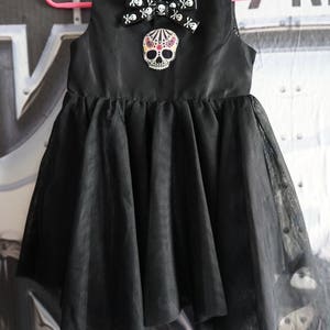 Olivia Paige petite chauve-souris de crâne de sucre tenue de punk rock robe rockabilly Tattoo image 1