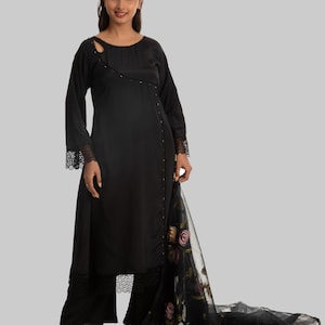 Indian ethnic wear| kurta dupatta set| organza suit| Indian designer kurti| ready to wear kurta set| Pakistani suits