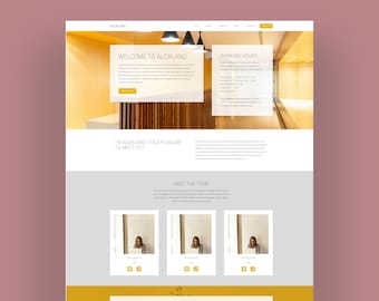 WordPress Template für Yoga-Studios, Physiotherapie und Coaching – Website Design mit Demo und Anleitung für Physiotherapie Homepage