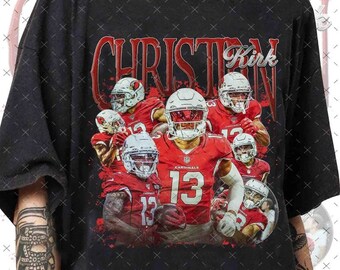 Vintage 90s Graphic Christian Kirk Football Unisex T-shirt , Christian Kirk Football Player Graphic Unisex T-shirt Collection