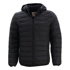 Men’s Puffy Puffer Jacket Removable Hood Hoodie Hooded