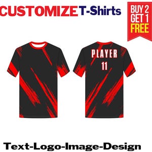 Camisetas deportivas de sublimación para jugadores / Estampados completos personalizados para equipos