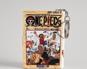 One Piece Manga Dice Box Keychain | 3D Printed Dice Vault - D&D Dice Storage, Piggy Bank, Dungeon Master Gift