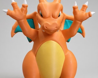 Pokemon Window Promo SVP 3D Printed - Charizard Decor Gift for Fan - Pocket Monsters Statue