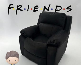 Friends McDonald's Character Recliner | 3D Printed Mini Joey and Chandler Chair | Friends TV Series Fan Gift
