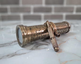 Brass Kaleidoscope Vintage Nautical Collectible Gift