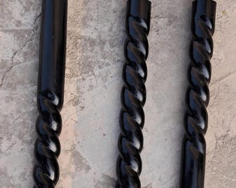 Victorian Wolf Head Walking Cane – Antique Brass Handle, Ash Wood Stick.