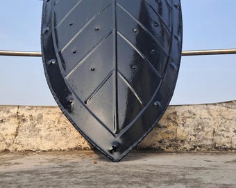 Medieval Knight Pointed Heater Shield – LARP Reenactment Cosplay Costume Medieval Armor