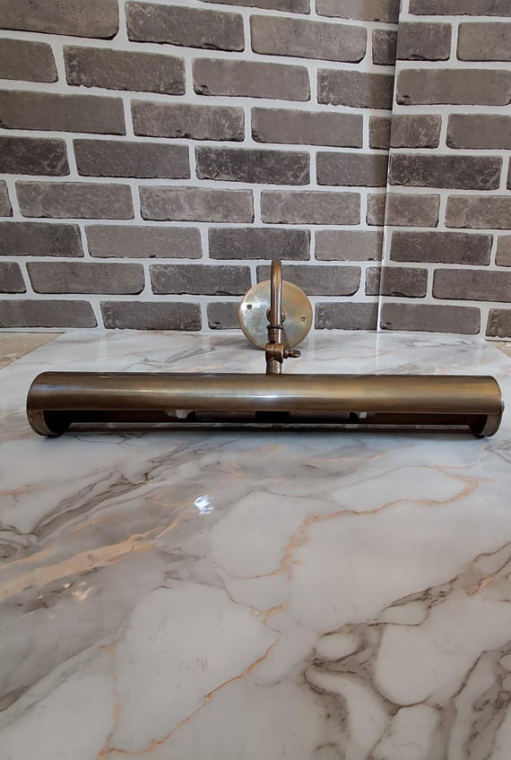 14 Inch Brass Picture Light, Vintage Style Wall Lamp for Artwork, Gallery Display Light