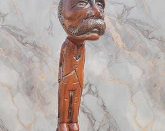 Handcrafted Men’s Wooden Walking Cane – Classic Handmade Stick