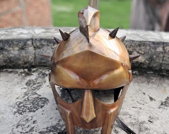 Viking Gladiator Helmet – Medieval Roman Greek Knight Armor | LARP Cosplay.