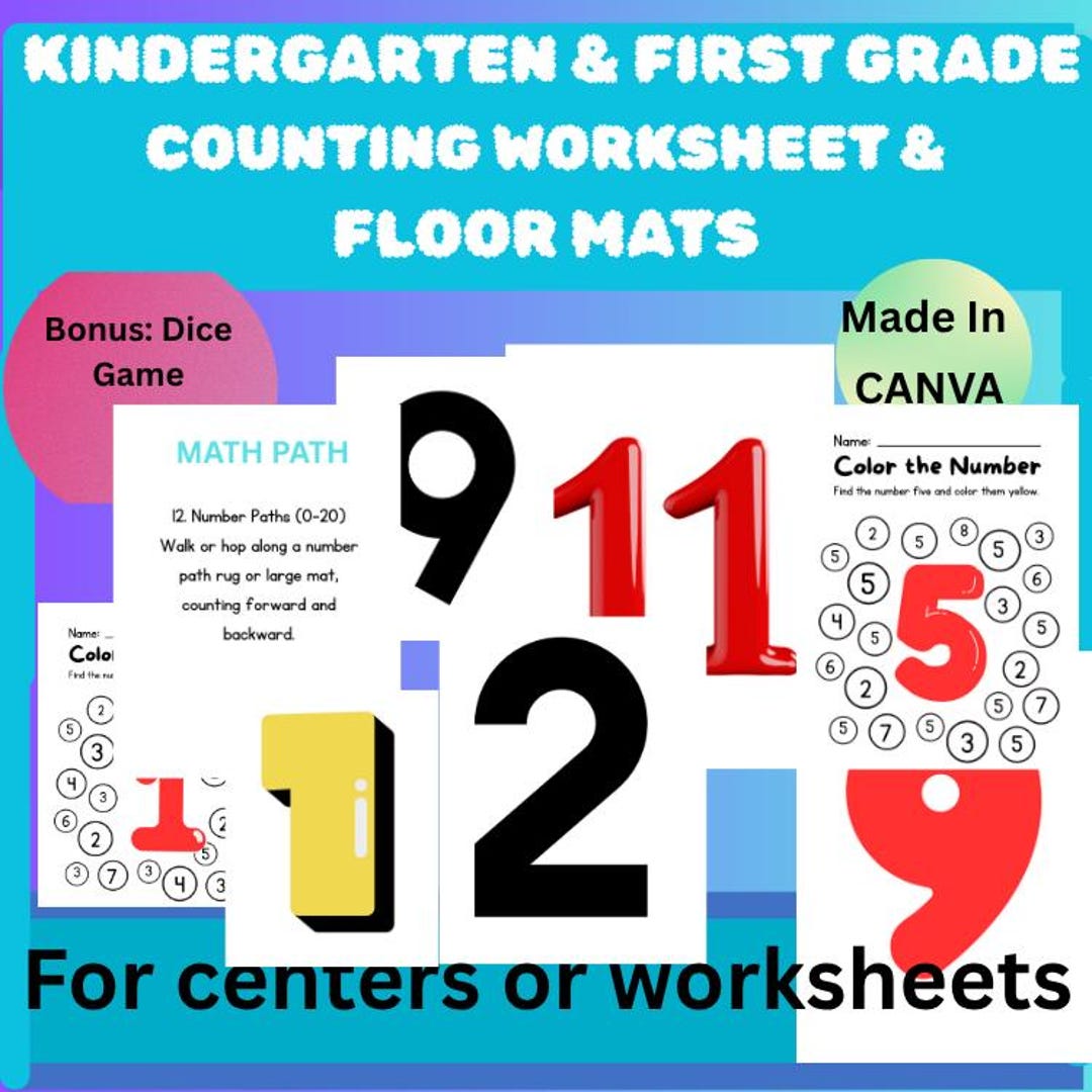 Floor Number Map Game 0–30 | Movement Math Activity for Pre-k ...