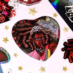 Spider punk/ Hobie brown cuntess heart badge
