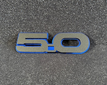 Mustang 5.0 badge pair