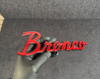 Bronco Script Badge