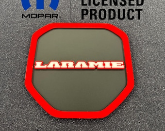Laramie Shield tailgate badge