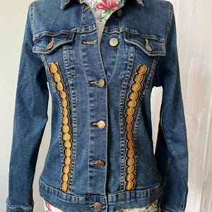 Upcycled & One of a Kind – Vintage Denim Jacket with Unique Design #1